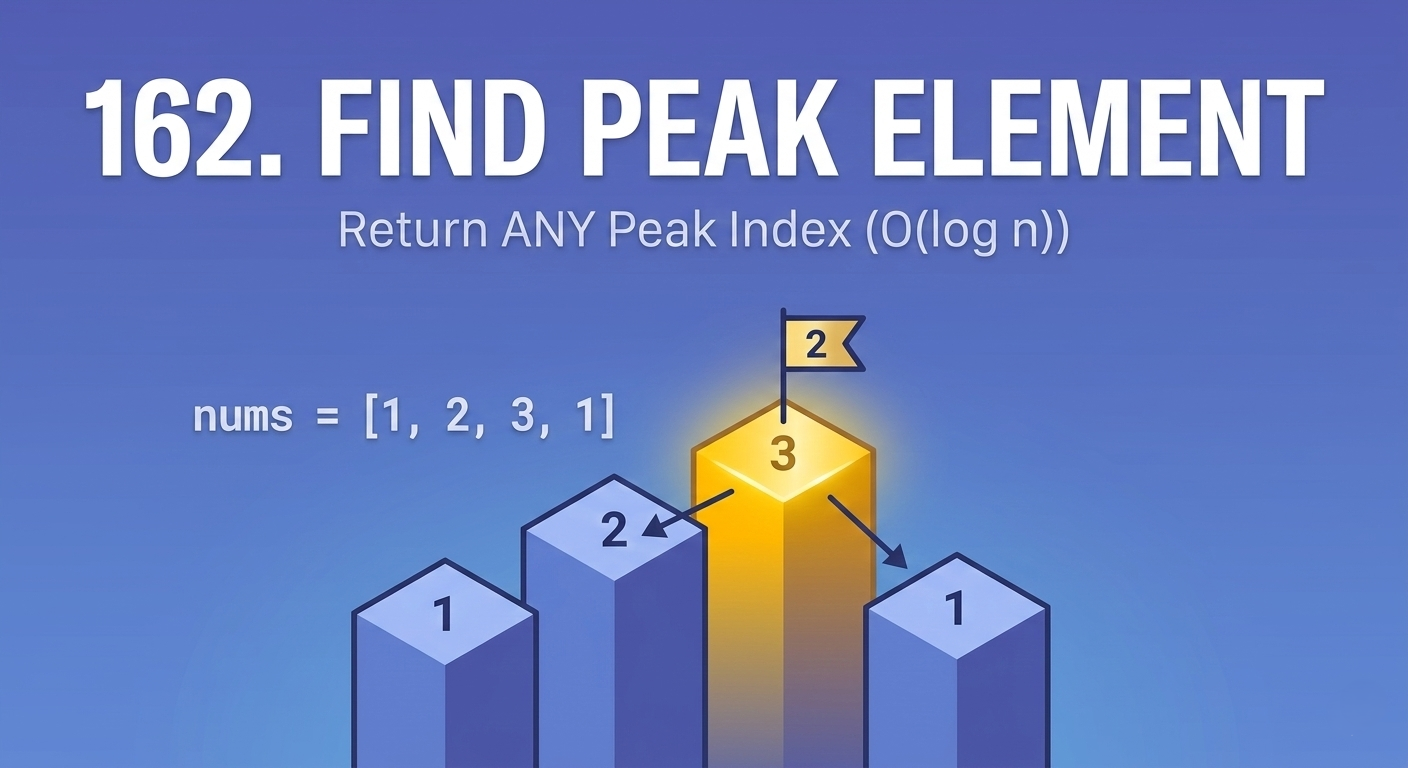 Find Peak Element – Binary Search Explained with Java Solution ...
