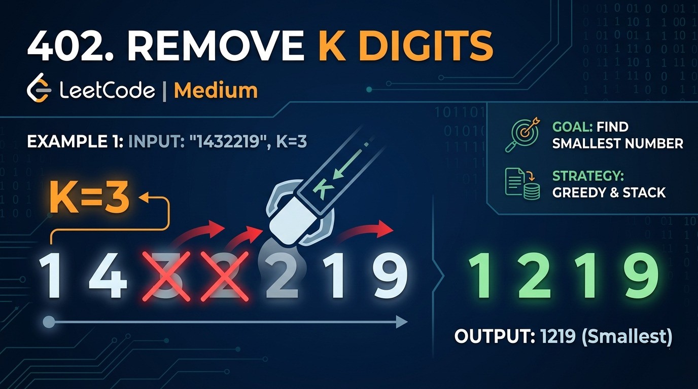 LeetCode 402: Remove K Digits — Java Solution Explained | Kodesword ...